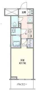 Log登戸station side【2階】の間取り