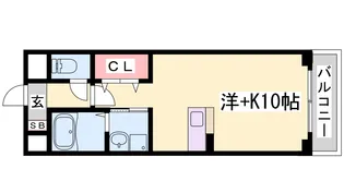 プラチナコート【9階】の間取り