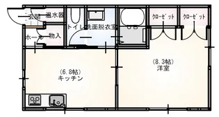 ハイツヴィーナス【2階】の間取り