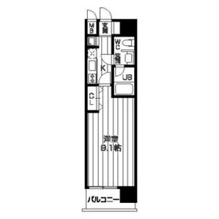 レジディア京町堀【7階】の間取り
