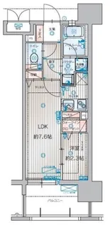 アクタス箱崎ステーションコート【8階】の間取り
