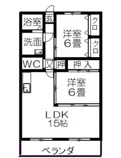 NO6山一ビル【3階】の間取り
