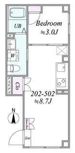 Gran Tokyo EAST【3階】の間取り
