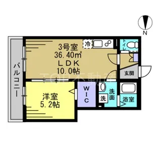 Ajour蘇我06【2階】の間取り