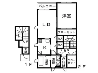 メープルガーデン【2階】の間取り