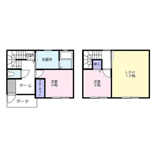 ノーブルハイツ【1階】の間取り