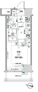 La Douceur吉野町【2階】の間取り