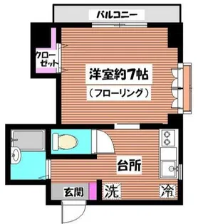 メゾンティーナ・6【2階】の間取り