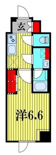S-RESIDENCE原木中山azure【2階】の間取り