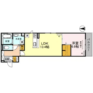 フォンターナ【3階】の間取り