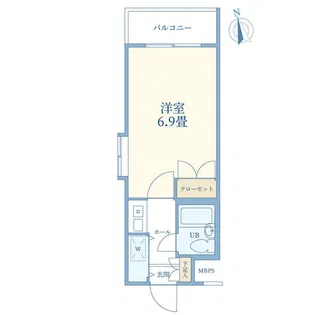 パーク・ノヴァ三軒茶屋南【1階】の間取り