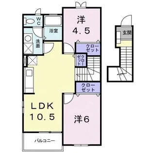 尾島ガーデンヒルズ【2階】の間取り