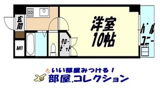 ウインズ三萩野【8階】の間取り