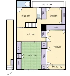大阪府大阪市此花区春日出北2【一戸建】の間取り
