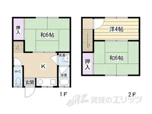 滋賀県彦根市長曽根南町【アパート】の間取り