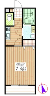BREATH宿河原【2階】の間取り