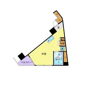 東京都渋谷区恵比寿2【マンション】の間取り