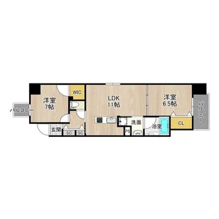CITY SPIRE日本橋高津【10階】の間取り