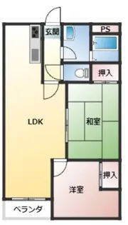 レジデンス両替町【7階】の間取り