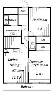 エクセル本郷【2階】の間取り