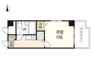 トーカンキャステール己斐本町【9階】の間取り