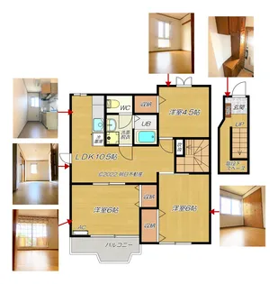 パルテール・21【2階】の間取り