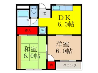 ヴィヴァ-チェ総持寺【3階】の間取り