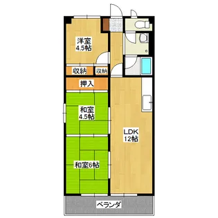 ブランメゾン赤坂【2階】の間取り