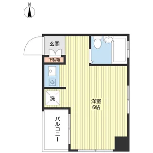 キーウエスト湘南【4階】の間取り