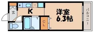 広島県広島市安芸区上瀬野1【アパート】の間取り