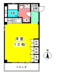 M’sフラット【2階】の間取り