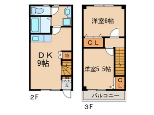 京都府宇治市五ケ庄芝ノ東【一戸建】の間取り