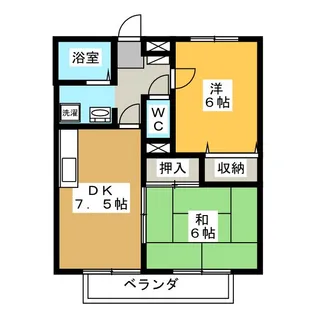 スギヤマハウスB【2階】の間取り