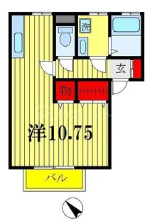 R(アール)【1階】の間取り