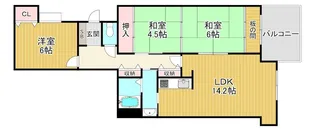 コスモ守山5番館【15階】の間取り