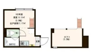 CECIL北赤羽【1階】の間取り