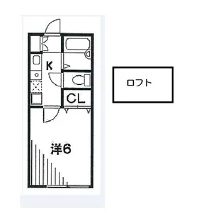 ボヌール八番館【2階】の間取り