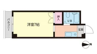 シャトル・ド・浅谷【2階】の間取り