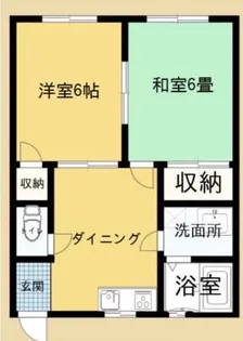 エクセレント大地【1階】の間取り