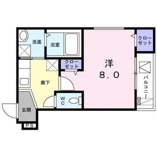 フジパレス堺諏訪森II番館【1階】の間取り