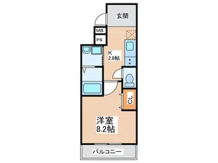 フジパレス住吉山之内III番館【1階】の間取り