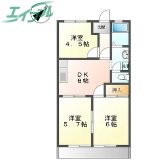 ノーブルタウン【1階】の間取り