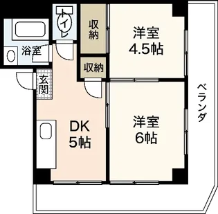 レーベンカワムラ【1階】の間取り