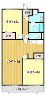 ベルタウン【1階】の間取り