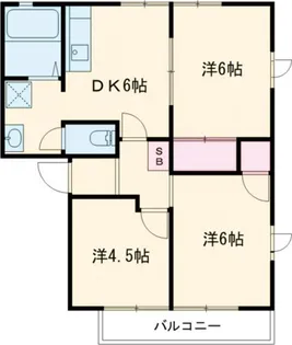 ディアスC【1階】の間取り
