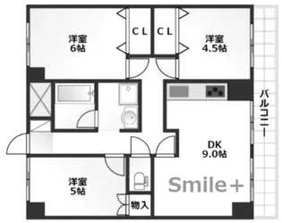 3DKの間取り画像