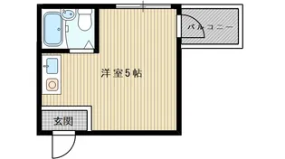 1Rの間取り画像