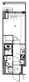 1Kの間取り画像