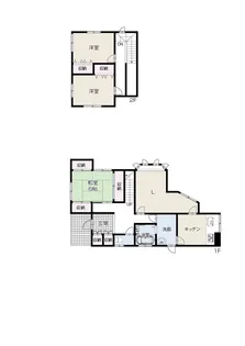 秋田県秋田市外旭川字三後田【一戸建】の間取り