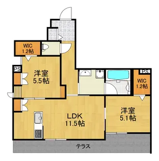 La Gracieuse【1階】の間取り